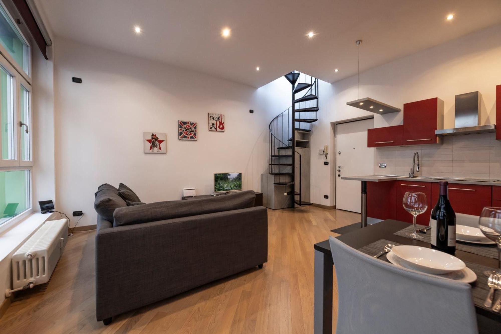 Appartamento Loft With Terrace Torino Esterno foto