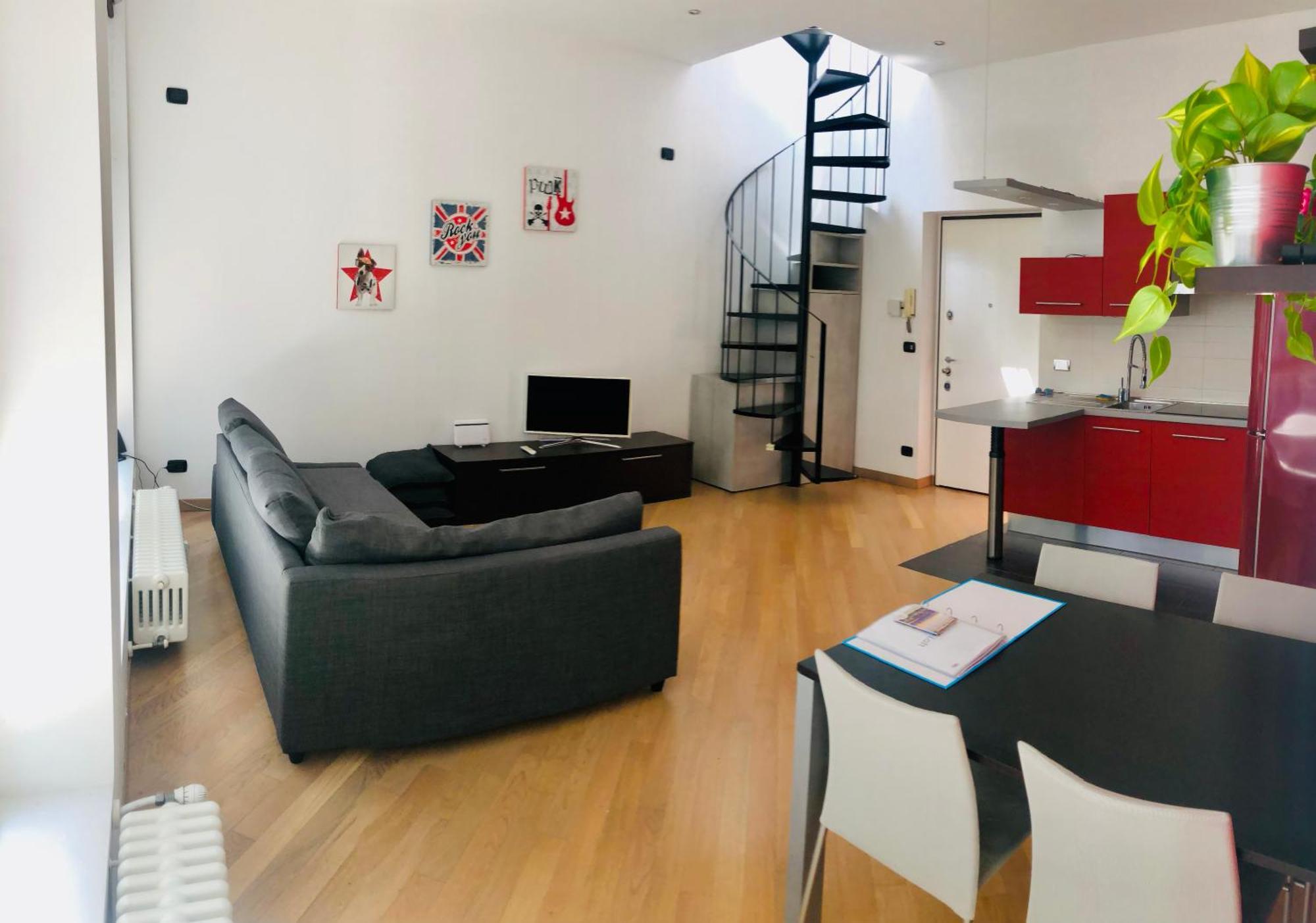Appartamento Loft With Terrace Torino Esterno foto